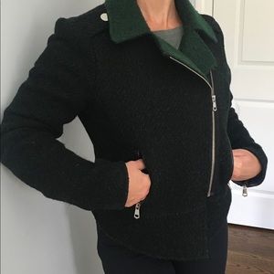 FRENCH CONNECTION WARM GREEN COAT